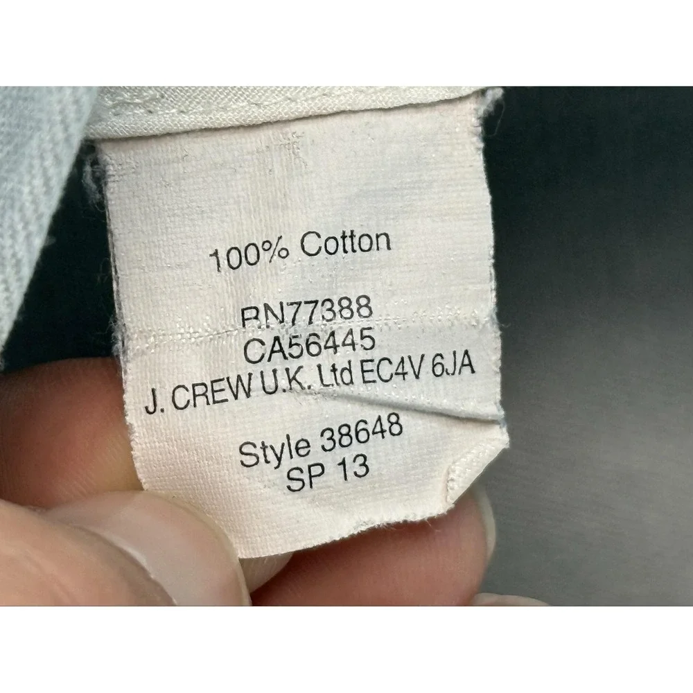 J.Crew Pants Mens 34x32 Gray Regular Fit Chino Straight Leg Cotton Casual